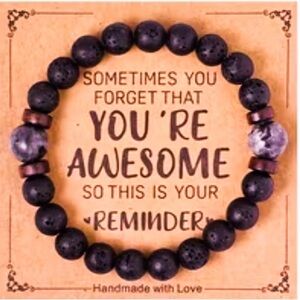 💎4/$20💎Lava Stone w Labradorite Bracelet